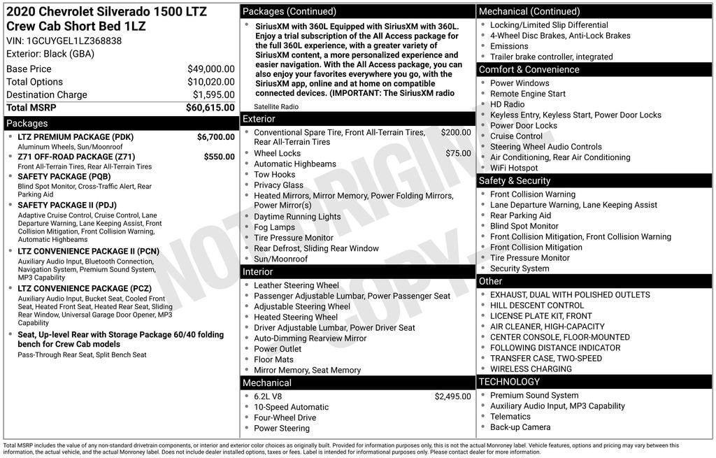 chevrolet silverado 1500 2020 1GCUYGEL1LZ368838 image chevrolet silverado 1500 2020 1GCUYGEL1LZ368838 image